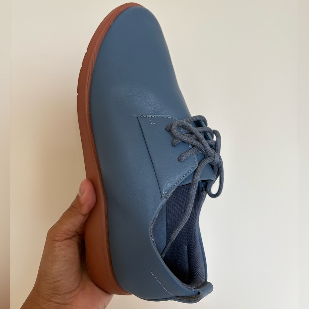 Ponto Footwear The Pacific Lightweight Casual Dress Shoes in Slate Blue